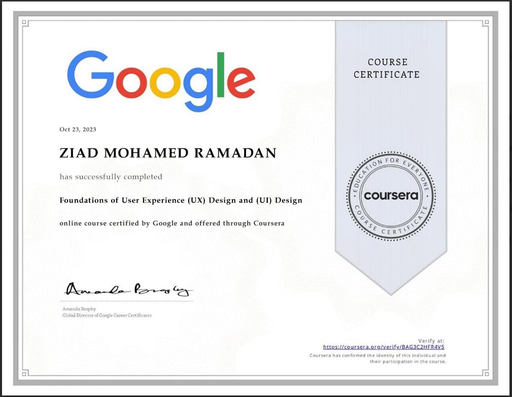 Google UX Design Certificate