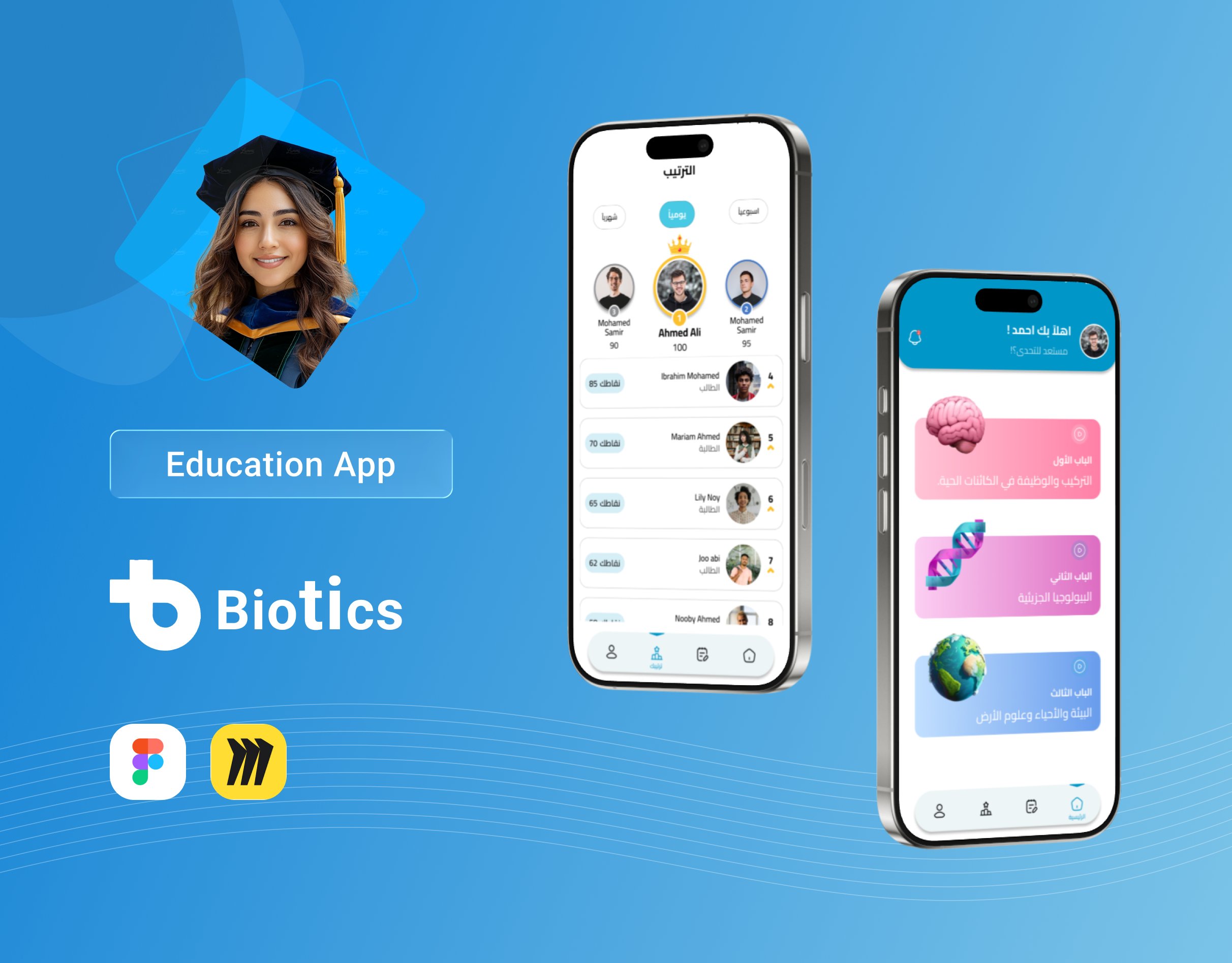 Biotics Gamified Learning App project cover