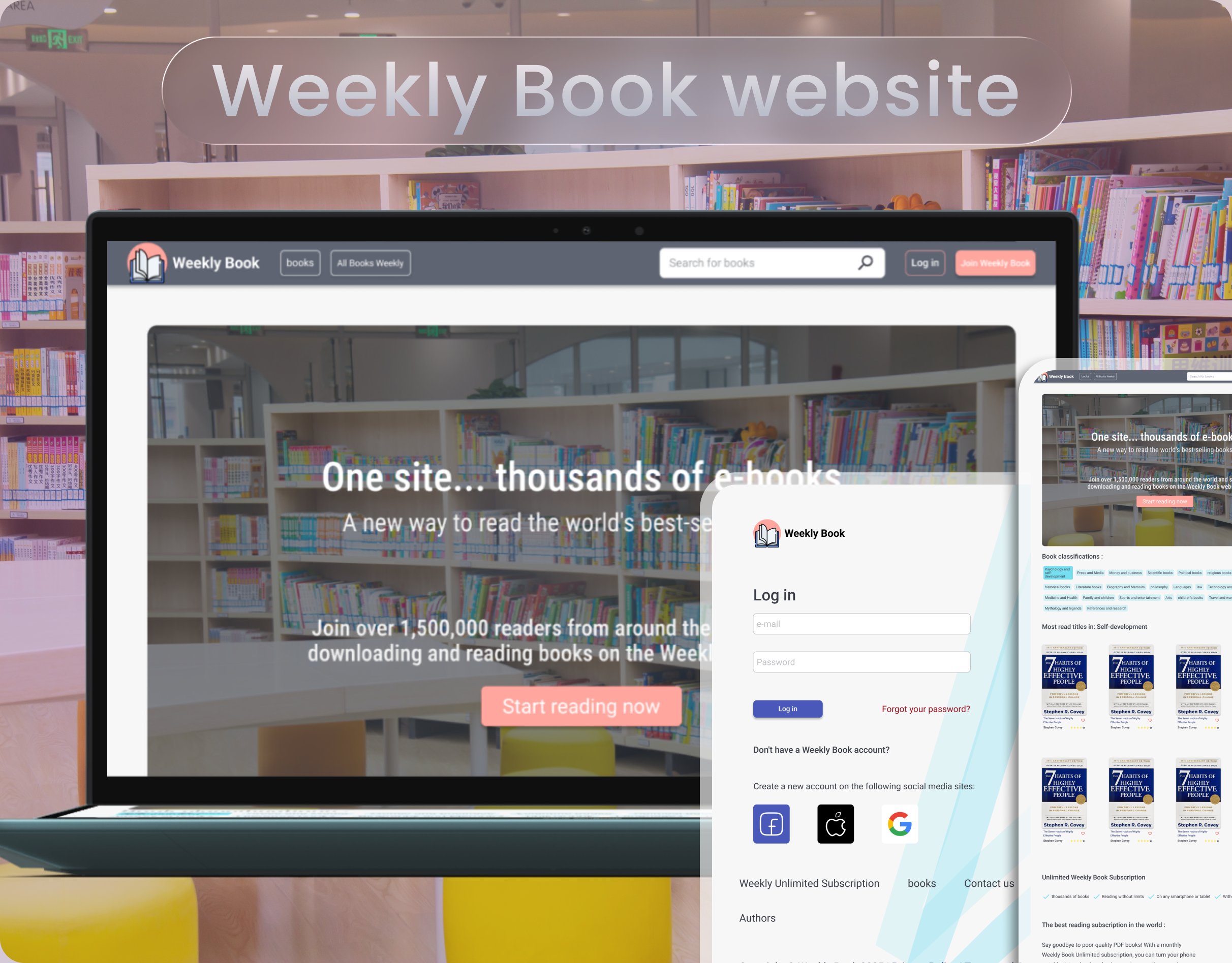 Weekly Book Platform project cover
